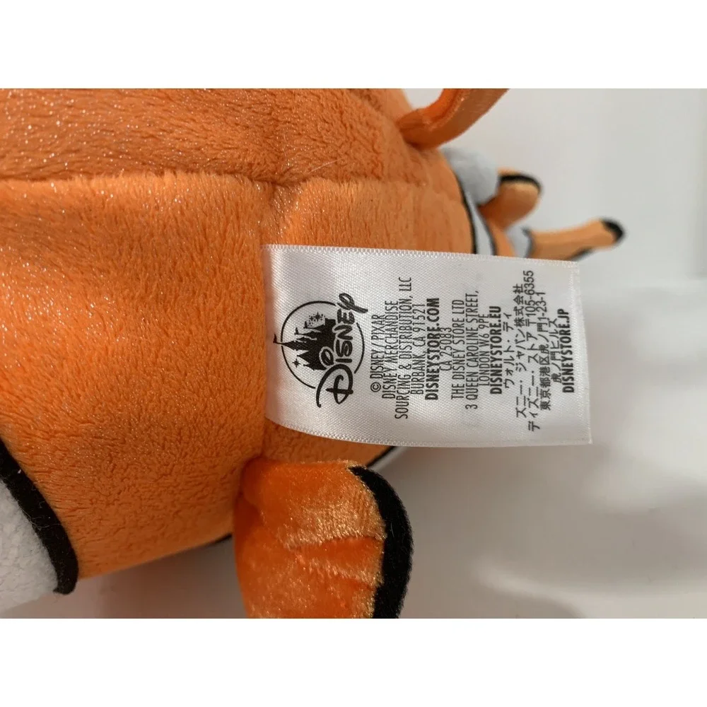 Walt Disney Store plush Finding Nemo sparkle glitter clownfish stuffed toy 12